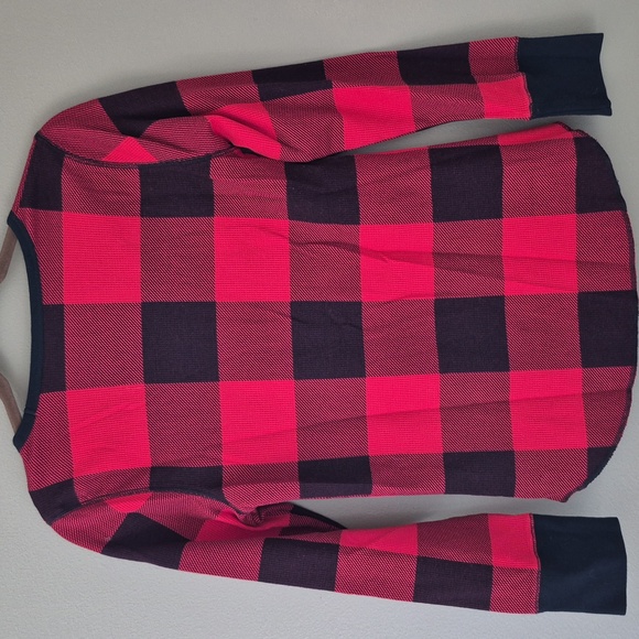 🎉 5/$15 | OLD NAVY | Red and Black Buffalo Check Pajama Top - Picture 3 of 6